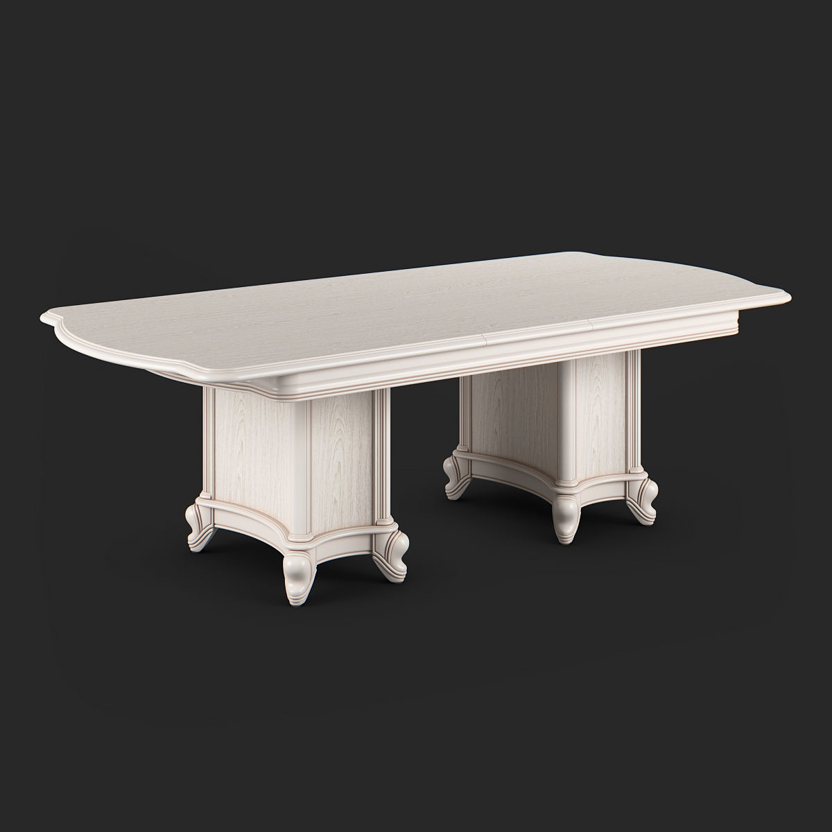 2500400 230 Carpenter Extensible dining table 3D model_2