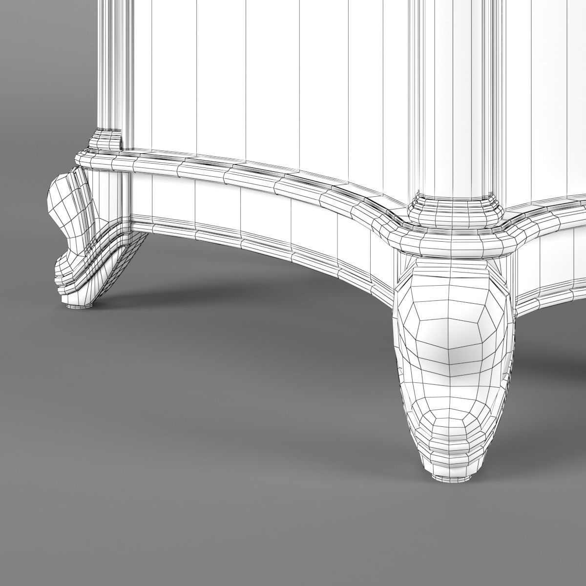 2500400 230 Carpenter Extensible dining table 3D model_4