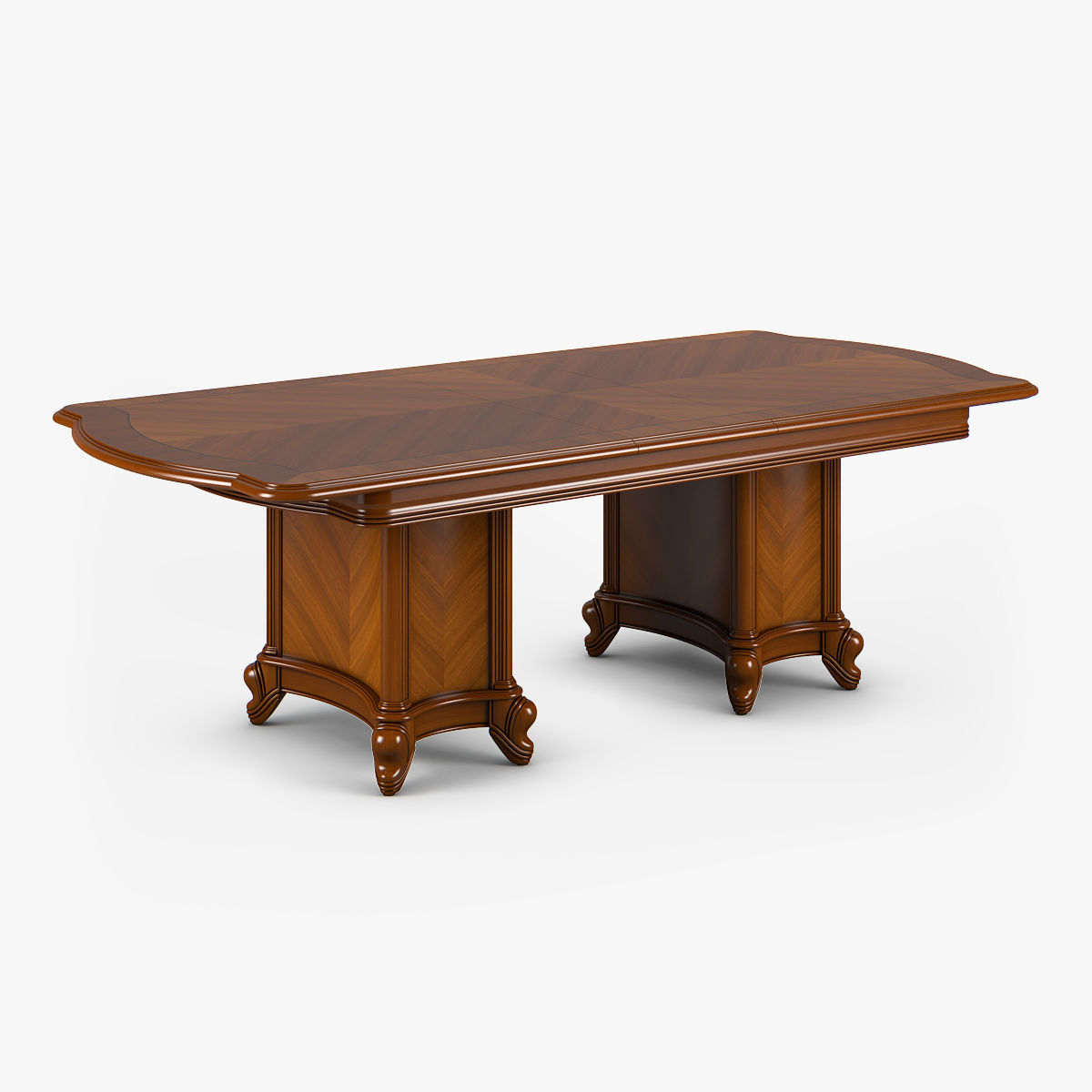 2600400 230-1 Carpenter Extensible dining table 3D model_2