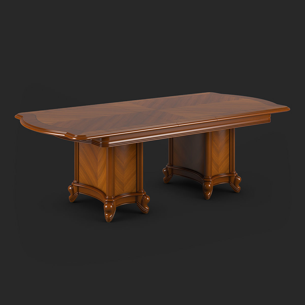 2600400 230-1 Carpenter Extensible dining table 3D model_3