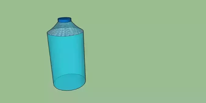 Bottle of Water 3D model