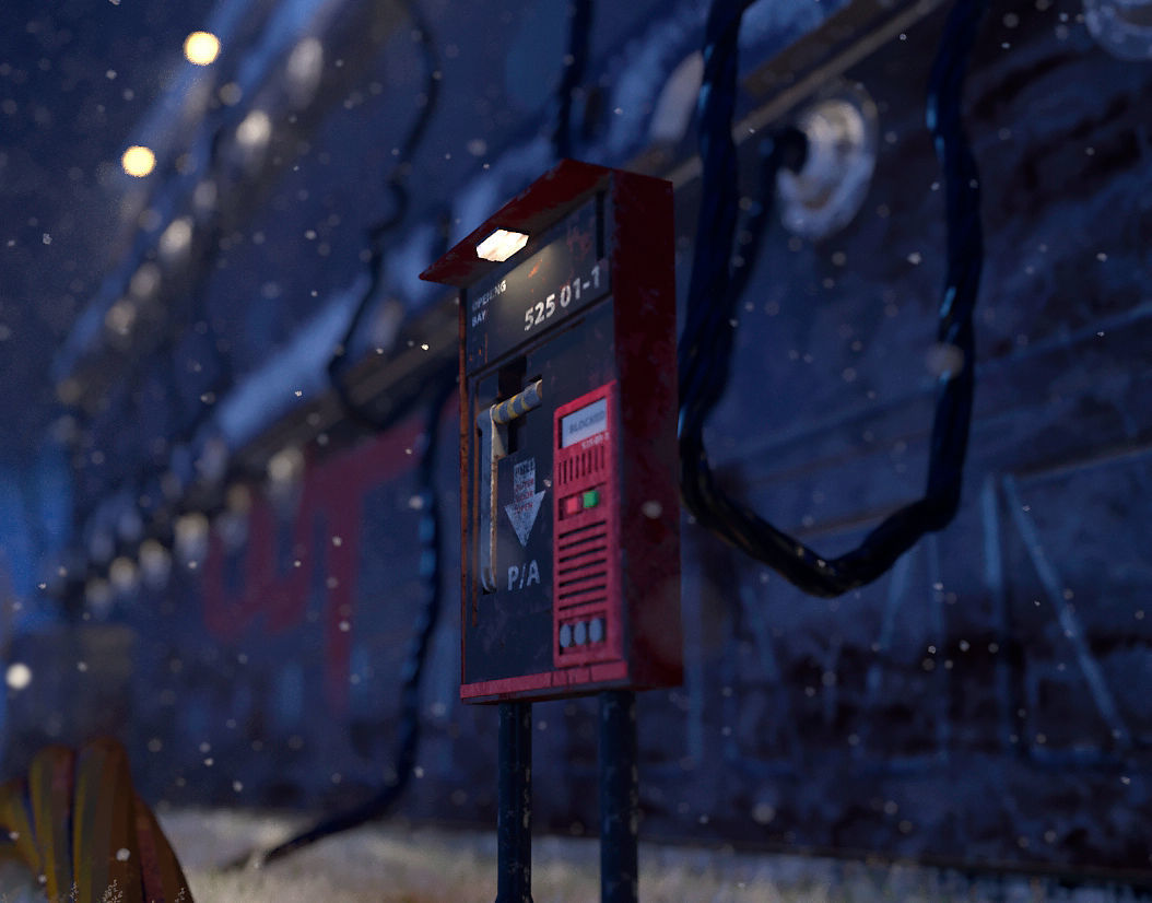 Control Panel 3D model_1