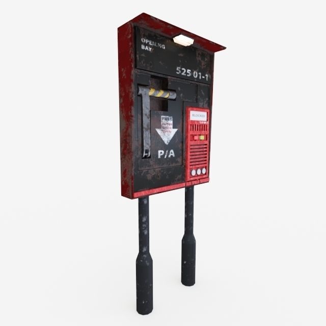 Control Panel 3D model_2