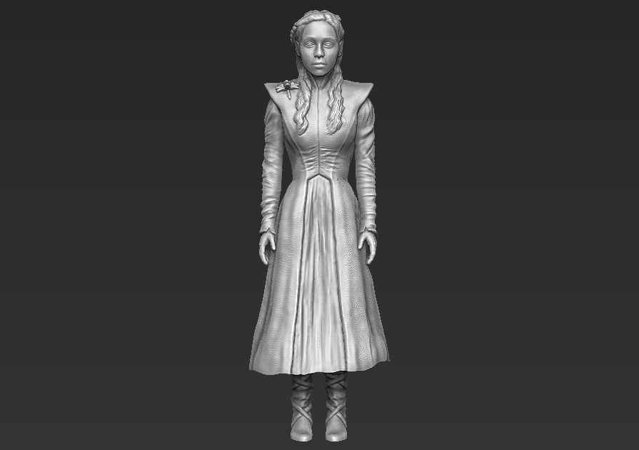 Game of Thrones pack Daenerys Arya full color 3D printing 3D print model_28