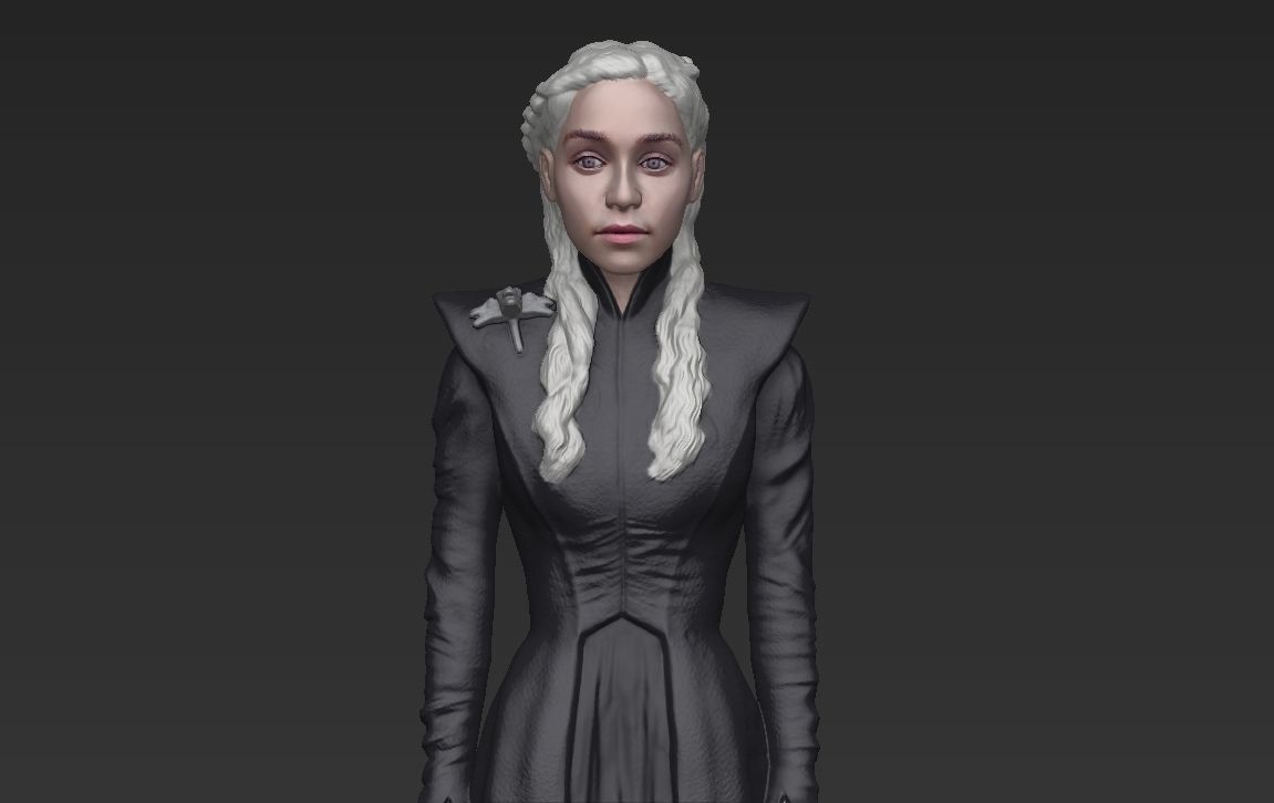 Game of Thrones pack Daenerys Arya full color 3D printing 3D print model_12