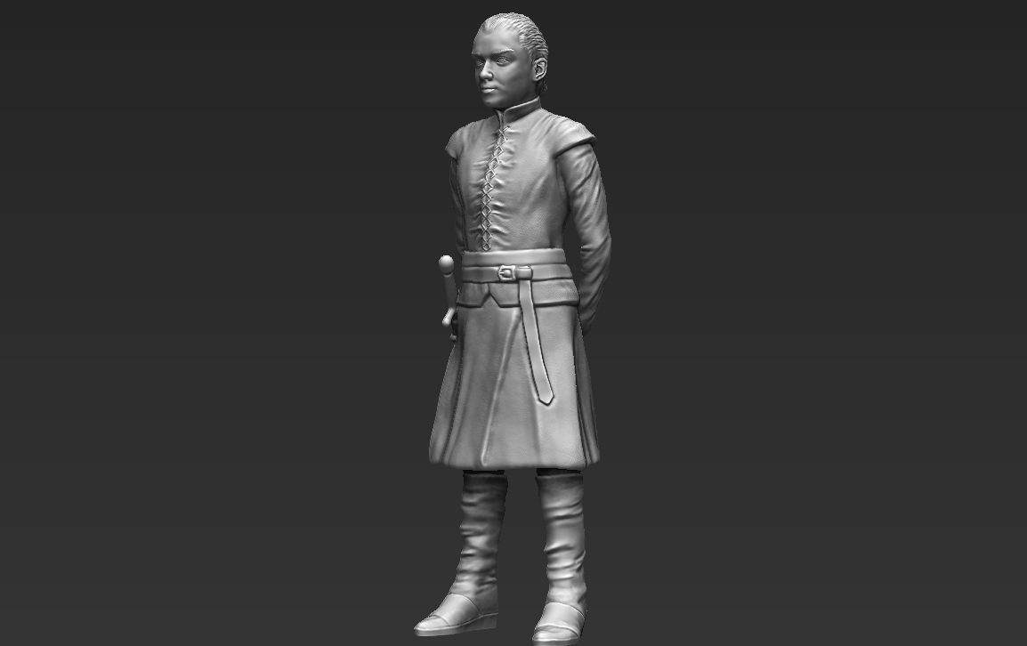 Game of Thrones pack Daenerys Arya full color 3D printing 3D print model_47