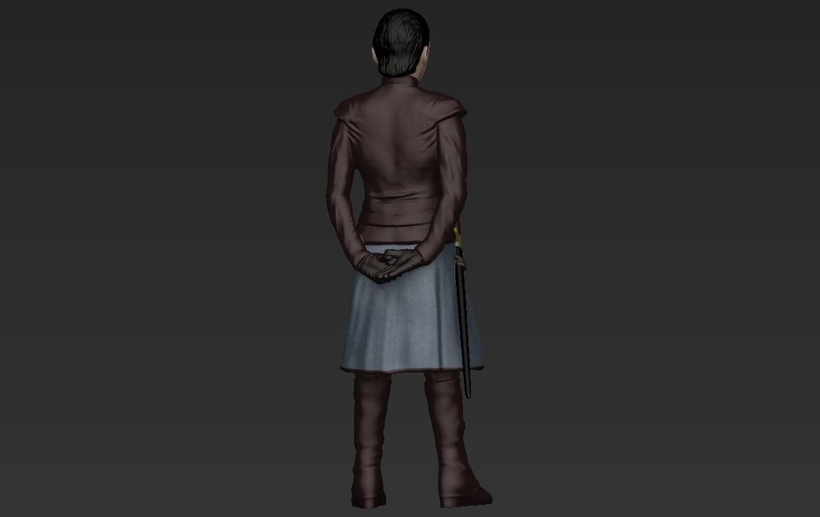 Game of Thrones pack Daenerys Arya full color 3D printing 3D print model_34