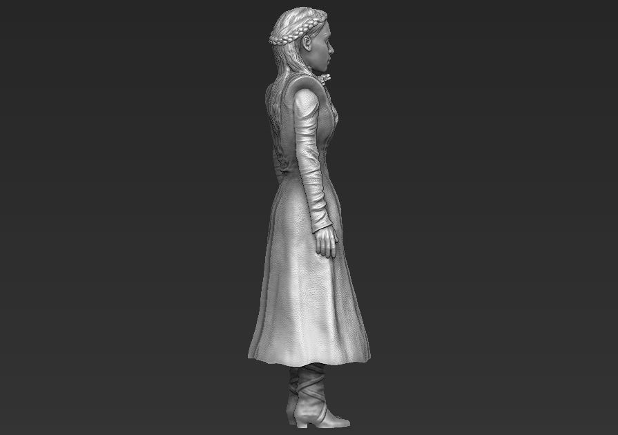 Game of Thrones pack Daenerys Arya full color 3D printing 3D print model_24