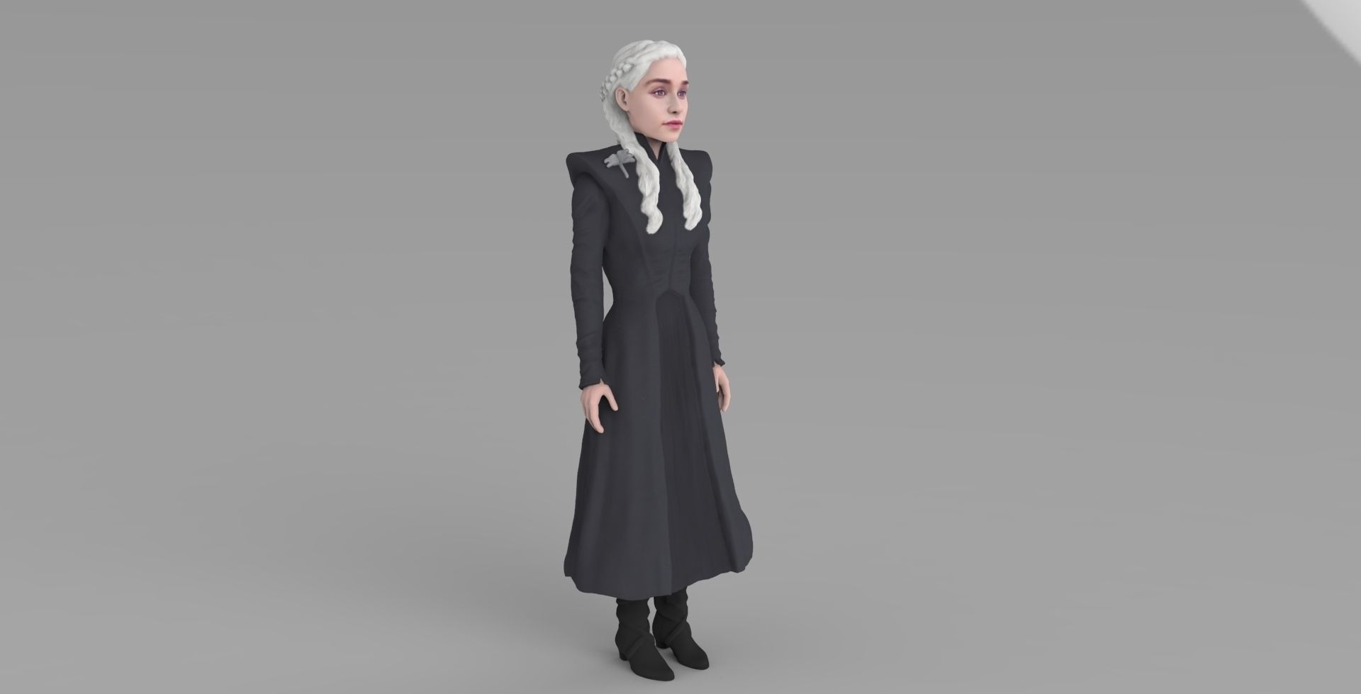 Game of Thrones pack Daenerys Arya full color 3D printing 3D print model_2