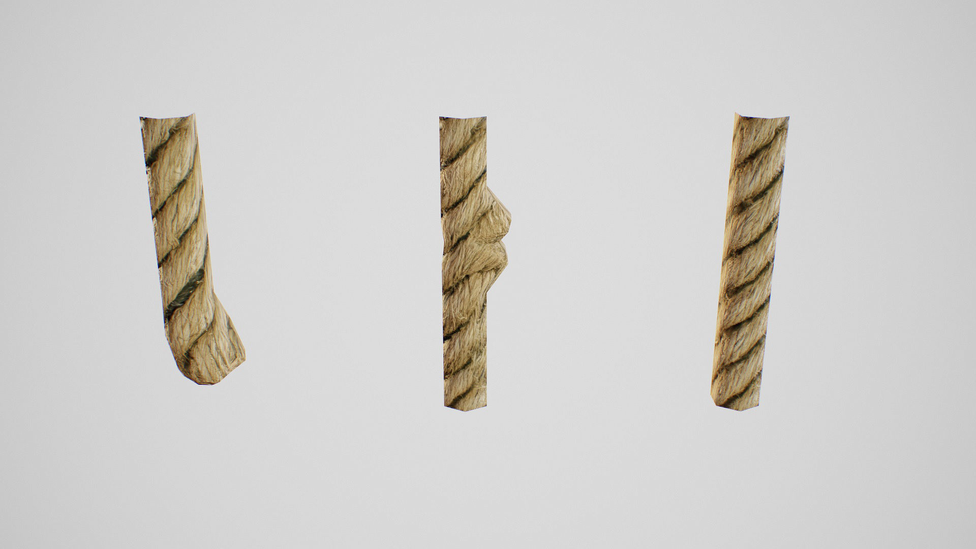 PBR Modular Ropes Low-poly 3D model_0