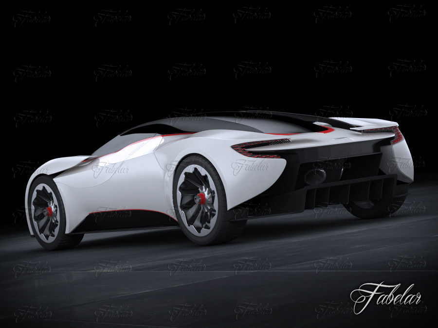 Aston Martin DP100 concept 3D model_1