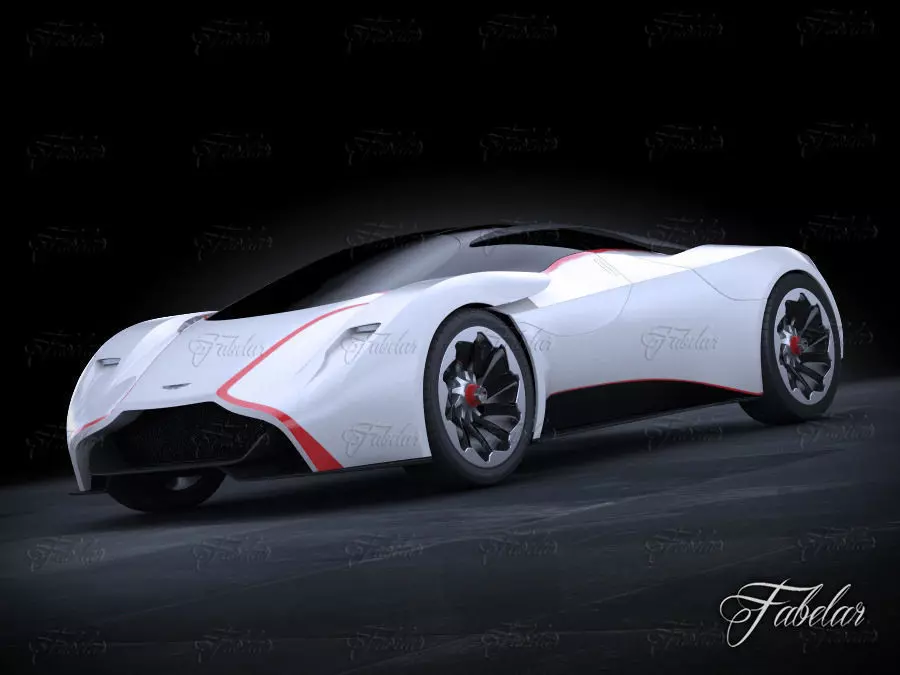 Aston Martin DP100 concept 3D model_0
