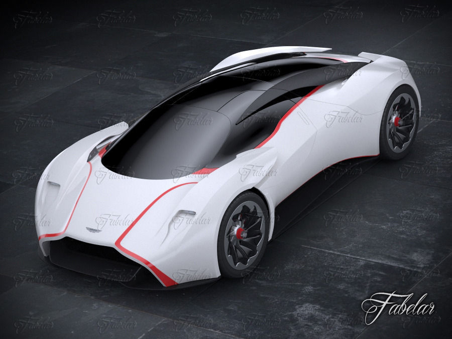 Aston Martin DP100 concept 3D model_2