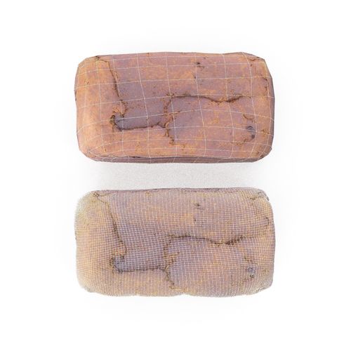 Malt Loaf - High and Low Poly versions Low-poly 3D model 2