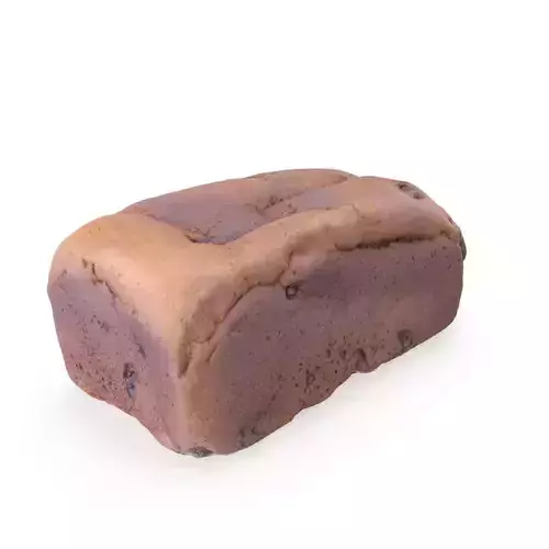 Malt Loaf - High and Low Poly versions Low-poly 3D model