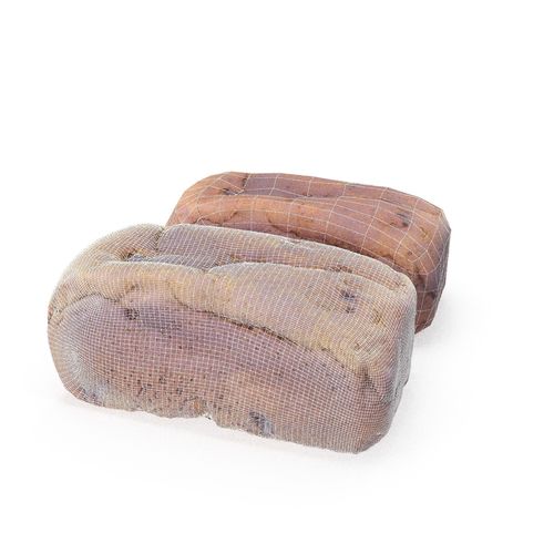 Malt Loaf - High and Low Poly versions Low-poly 3D model 6