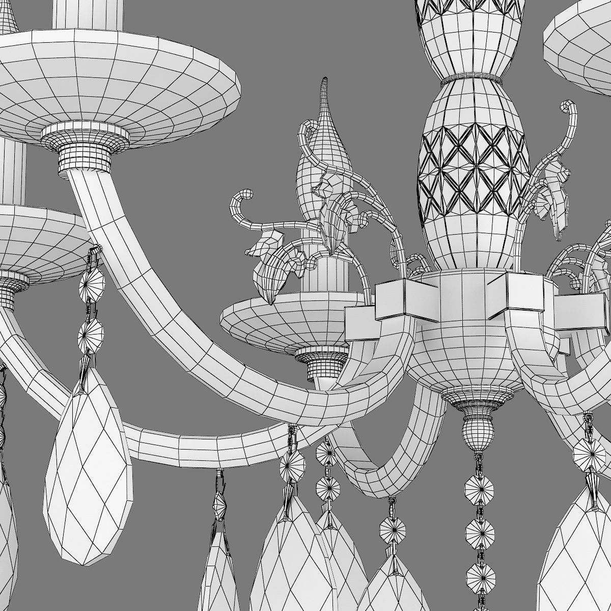 69406x Stregaro Osgona Chandelier 3D model_4