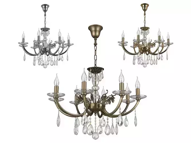69408x Stregaro Osgona Chandelier 3D model