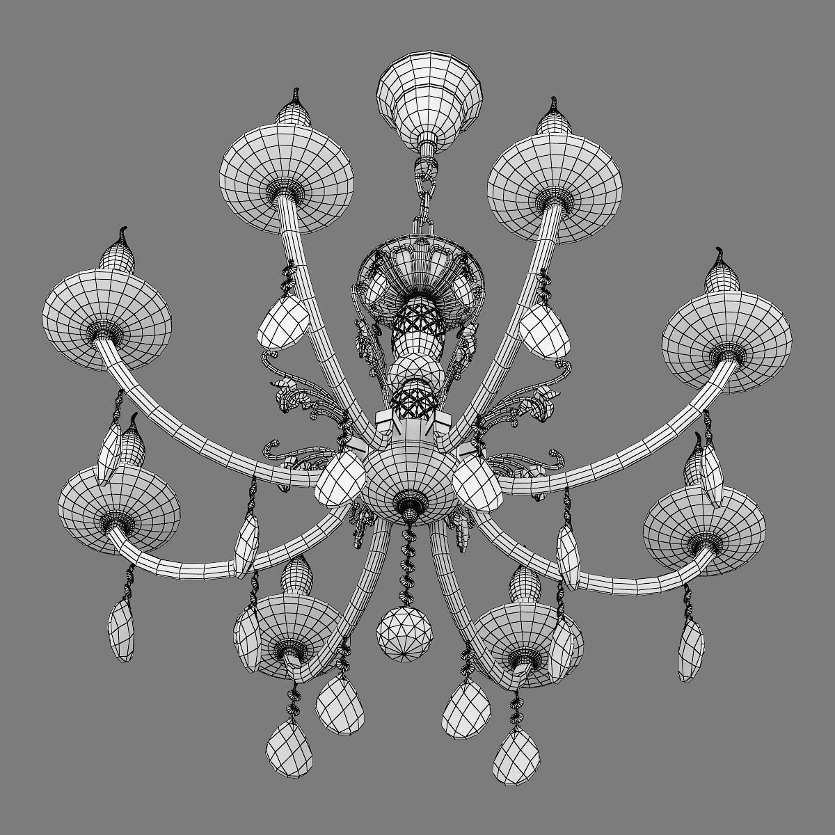 69408x Stregaro Osgona Chandelier 3D model_3