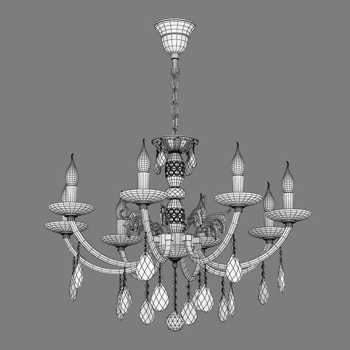 69408x Stregaro Osgona Chandelier 3D model_2