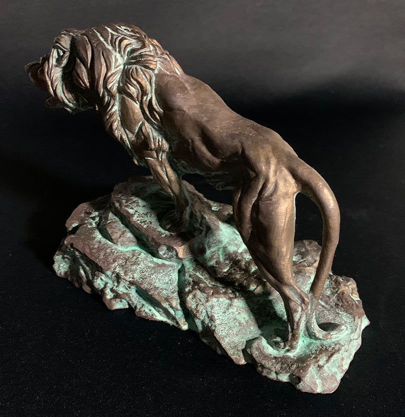 Lion Sculpture 3d print model 3D print model_7