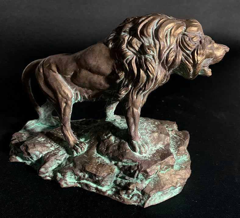 Lion Sculpture 3d print model 3D print model_11