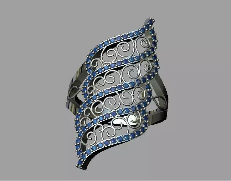 Lace ring Free 3D print model