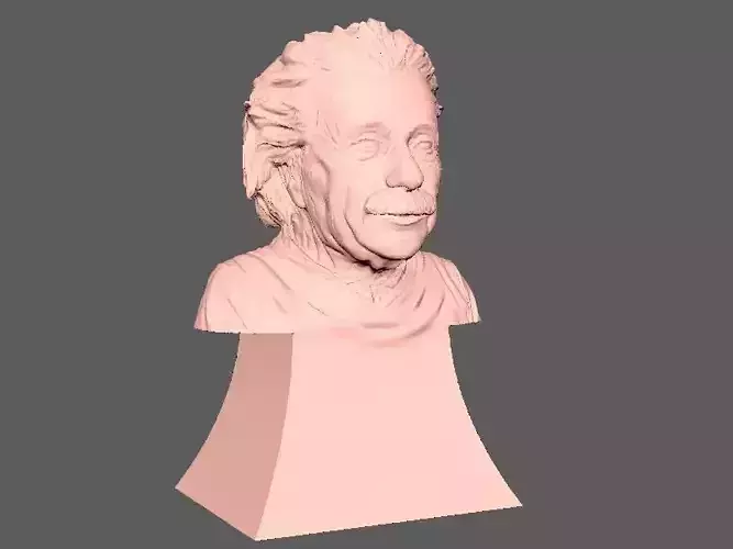 Albert Einstein 3d Printable Model  3D print model