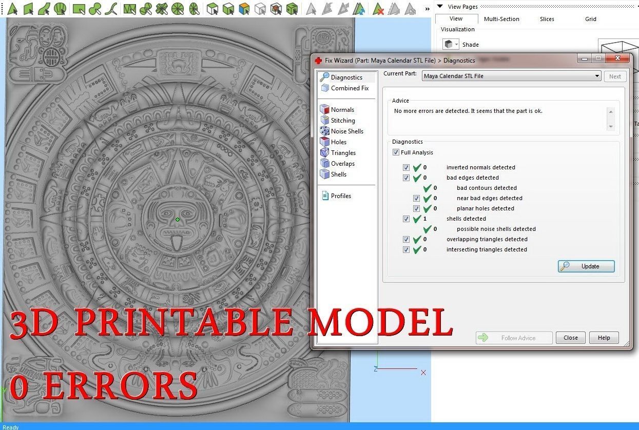 The Mayan Calendar for CNC 3D Router 3D print model_1