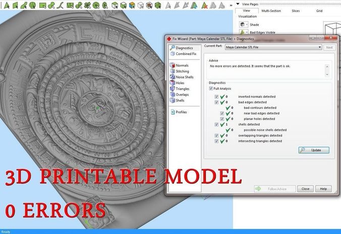 The Mayan Calendar for CNC 3D Router 3D print model