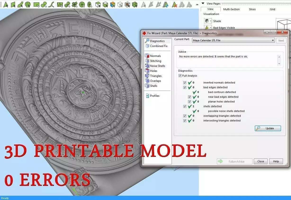 The Mayan Calendar for CNC 3D Router 3D print model_0