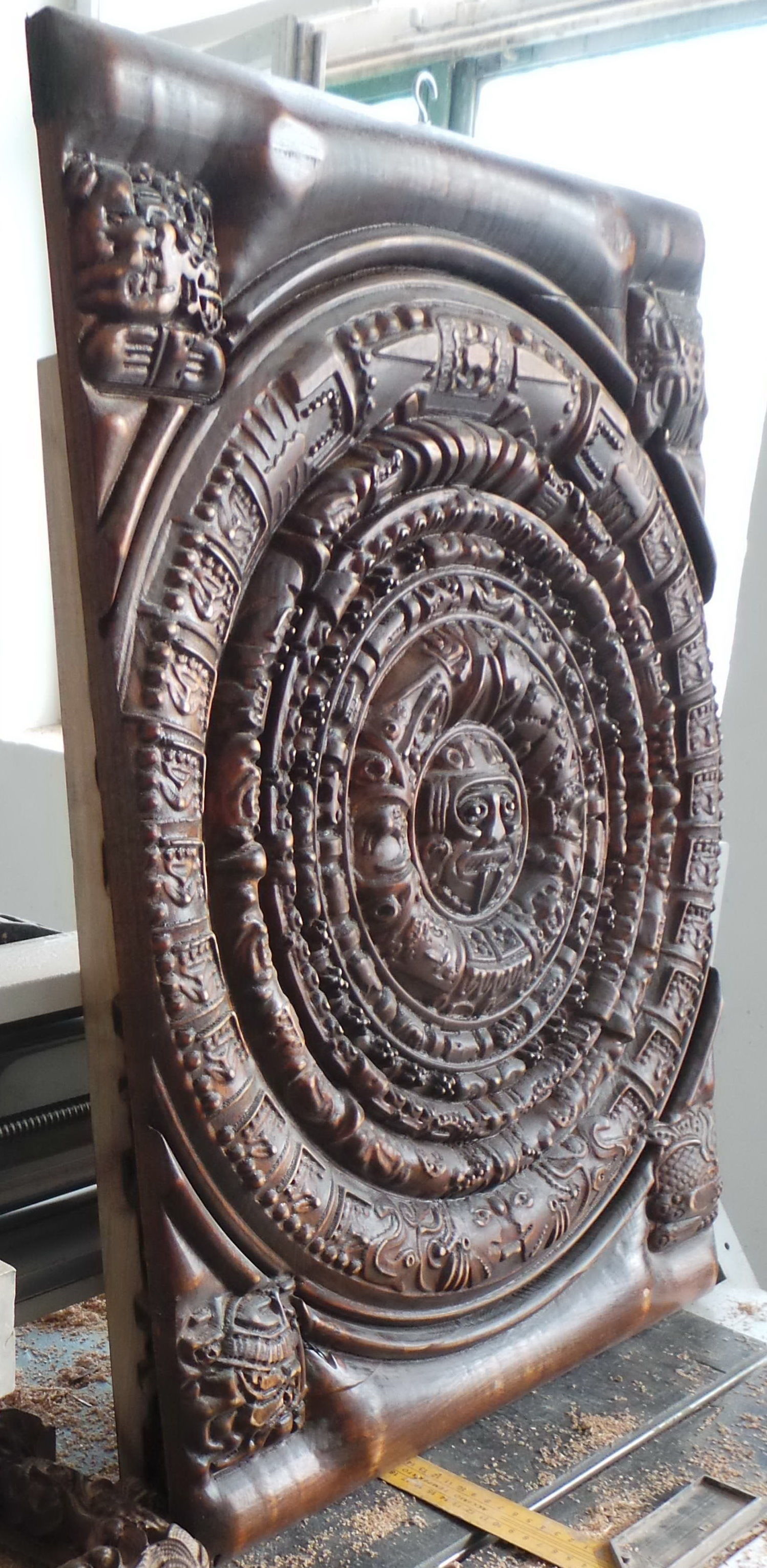 The Mayan Calendar for CNC 3D Router 3D print model_8