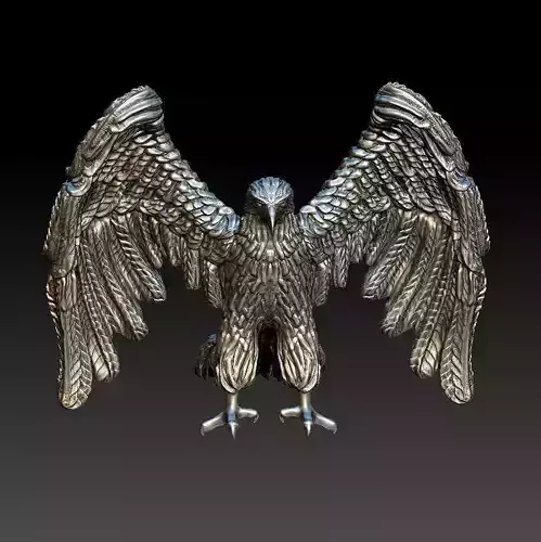Eagle ronde-bosse for CNC 3D Router 3D print model