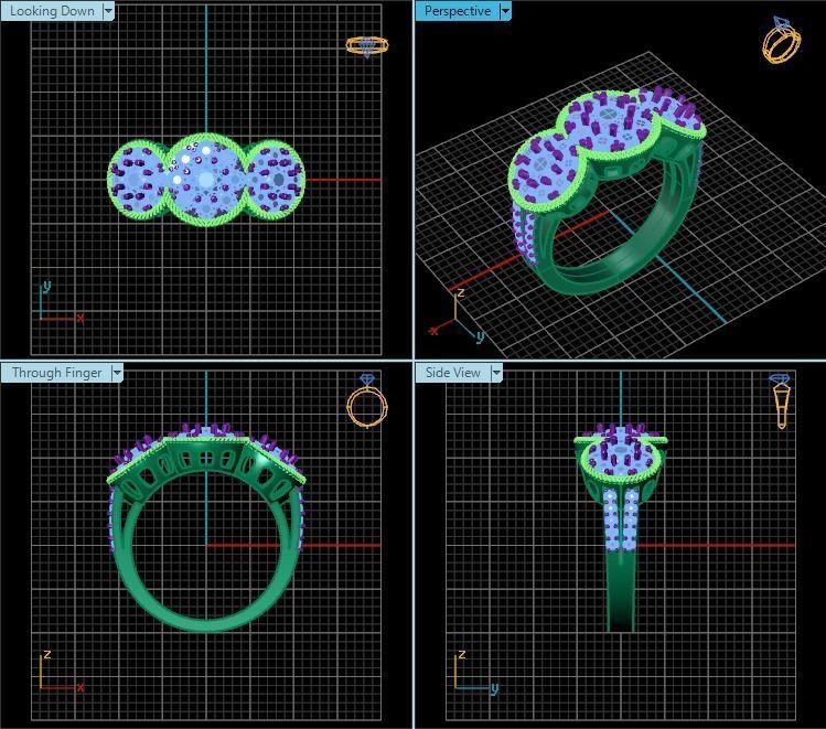 Ring T00969 3D print model_2