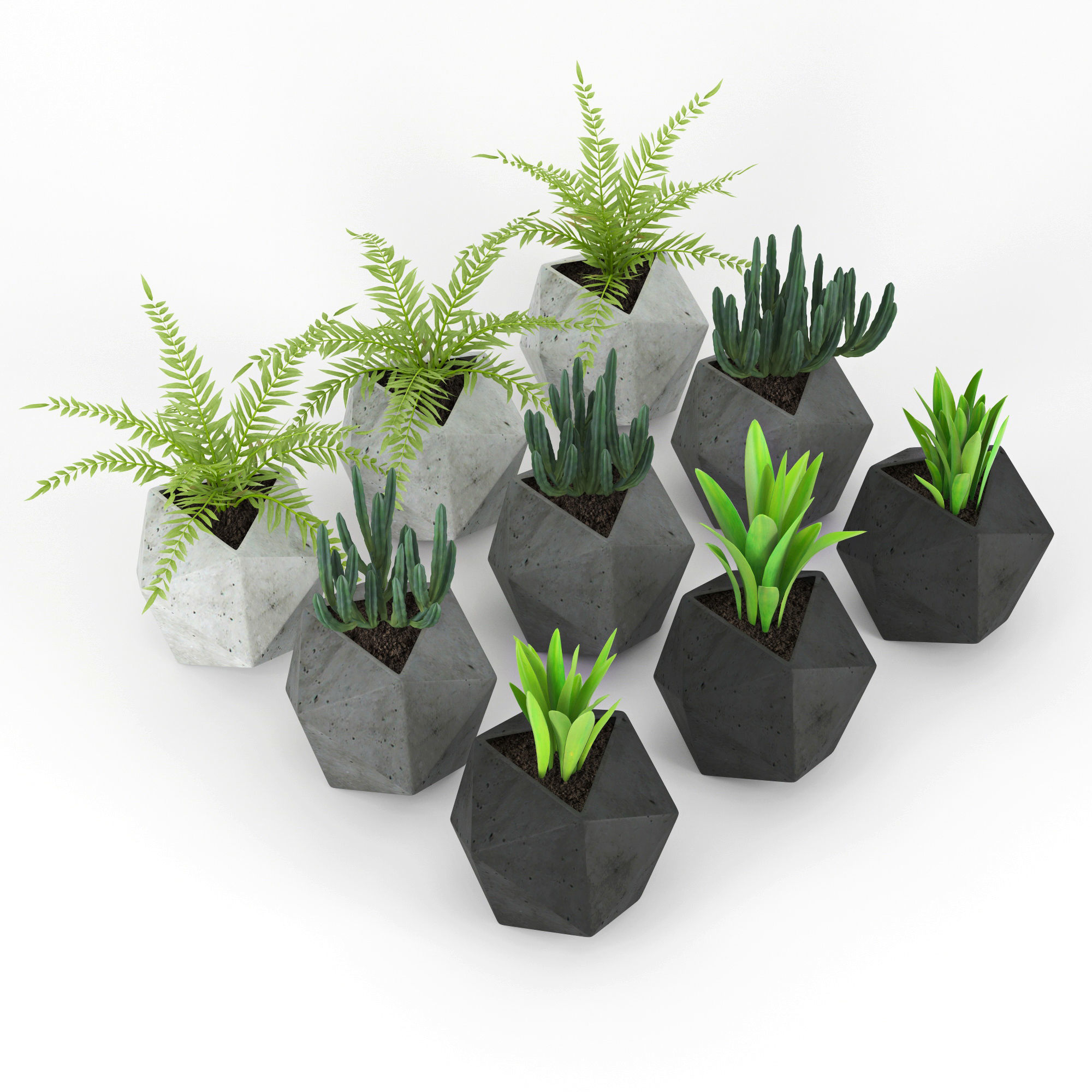 Concrete Plant 01 3D model_1