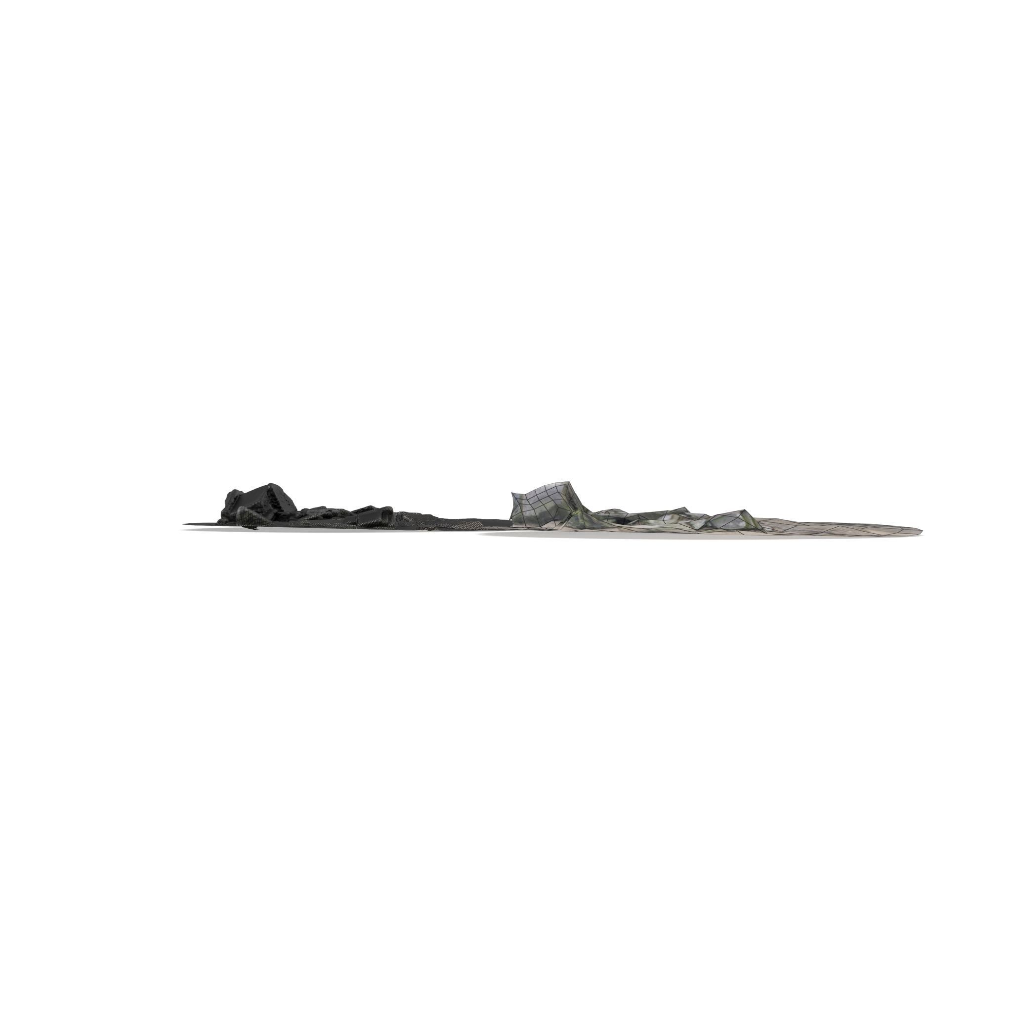 Ruins - High and Low Poly Versions Low-poly 3D model_48