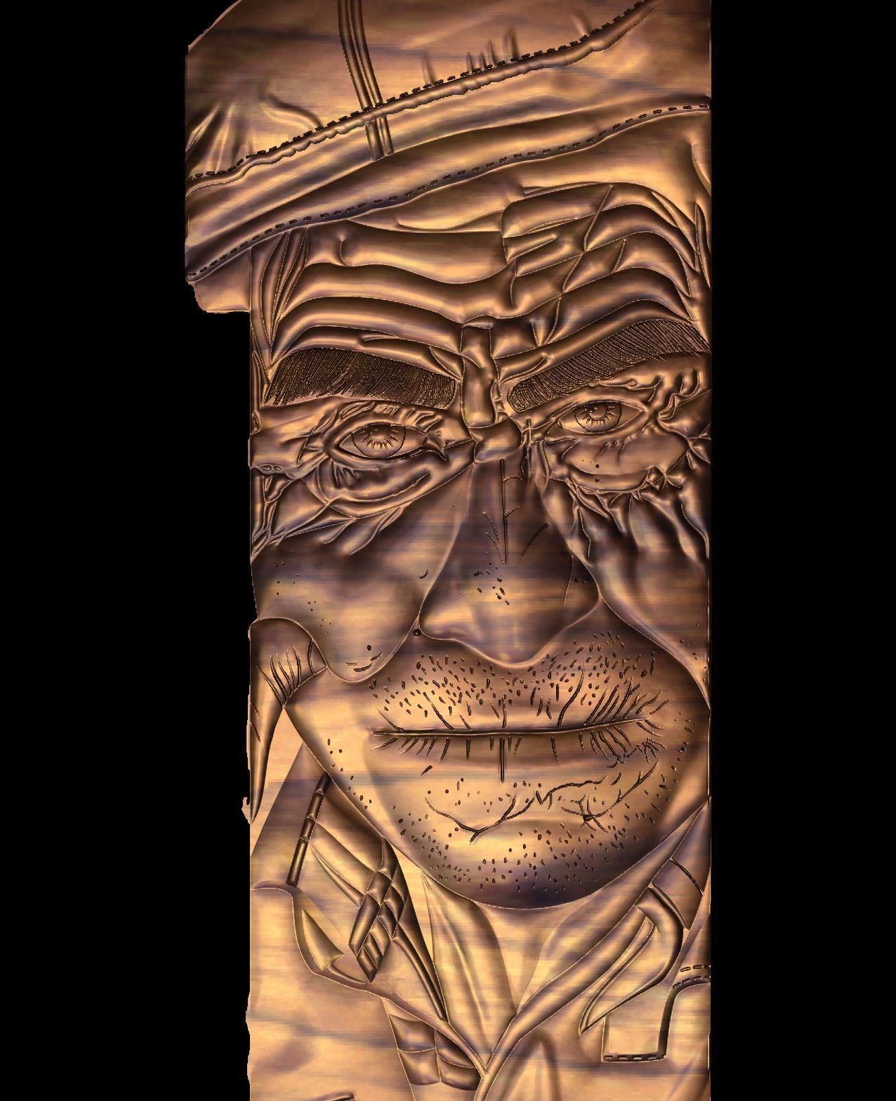 Old Man for CNC 3D Router 3D print model_4