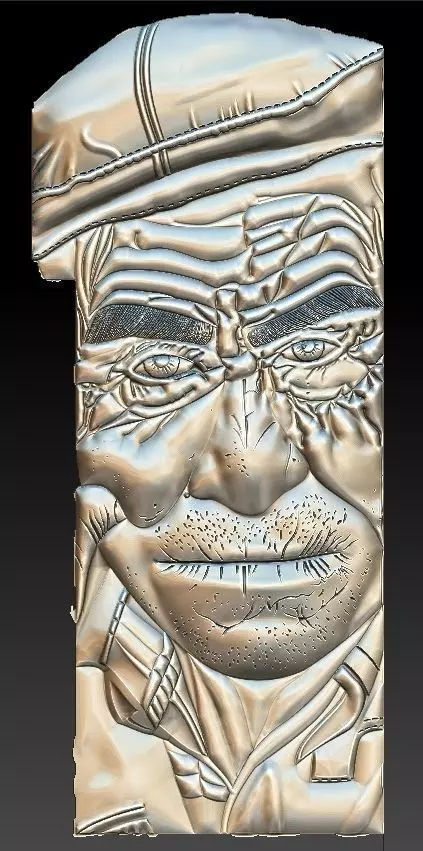 Old Man for CNC 3D Router 3D print model_0