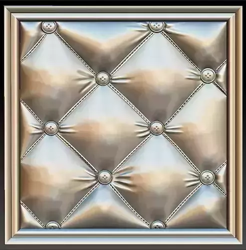 Upholstered with picture frame for CNC 3D Router 3D print model
