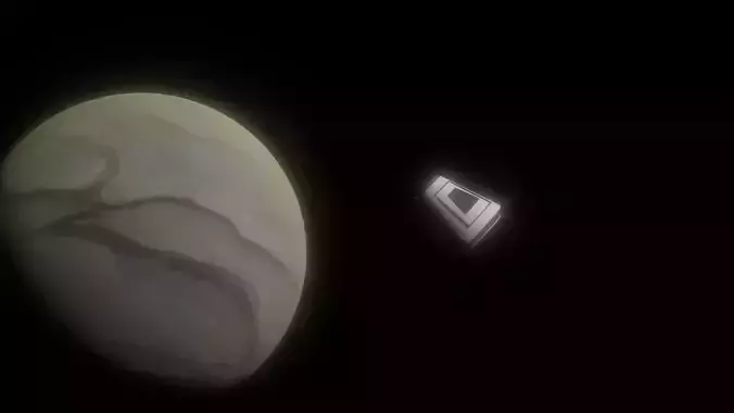 Low Poly Sci-Fi Command Pod