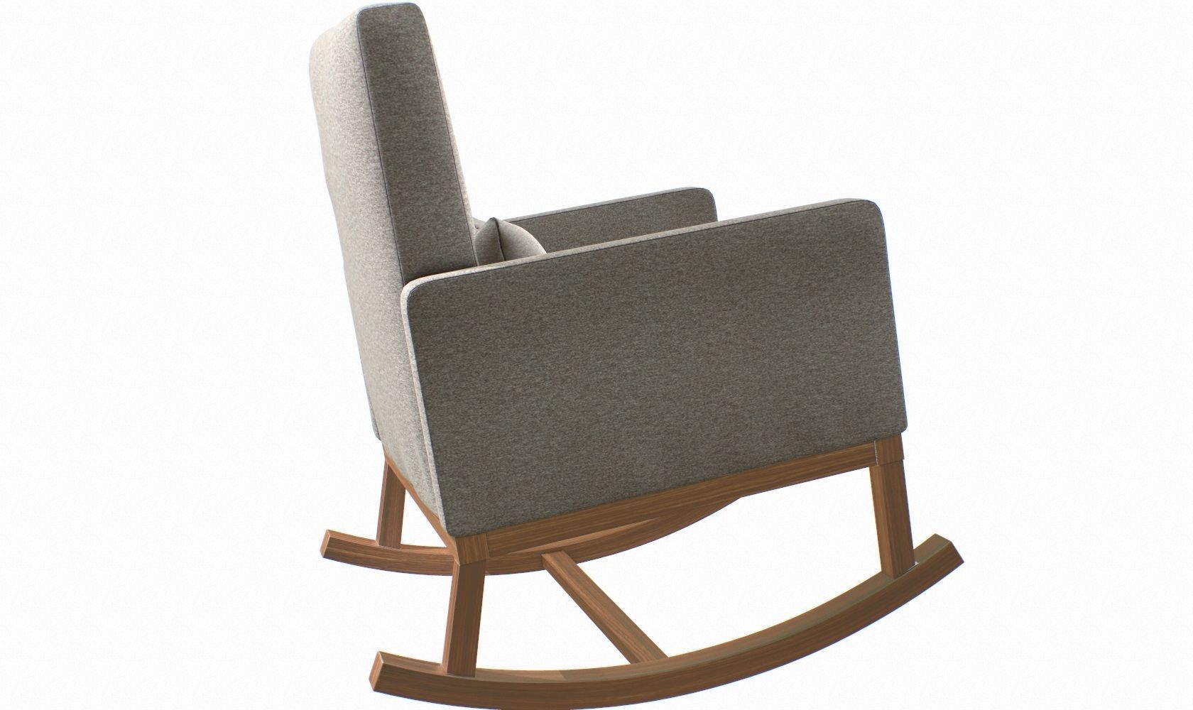 Rocking Chair V2 Low-poly 3D model_7