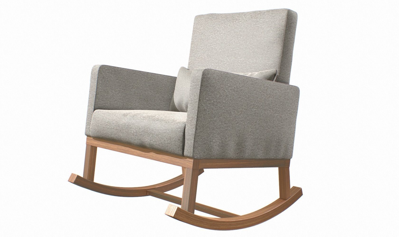 Rocking Chair V2 Low-poly 3D model_12