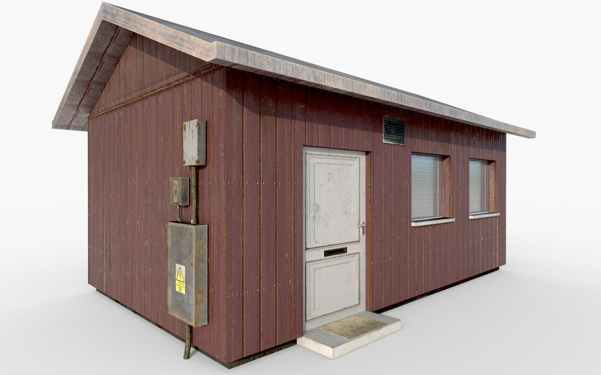 Wooden House - Game-Ready - AR VR - PBR Low-poly 3D model_5