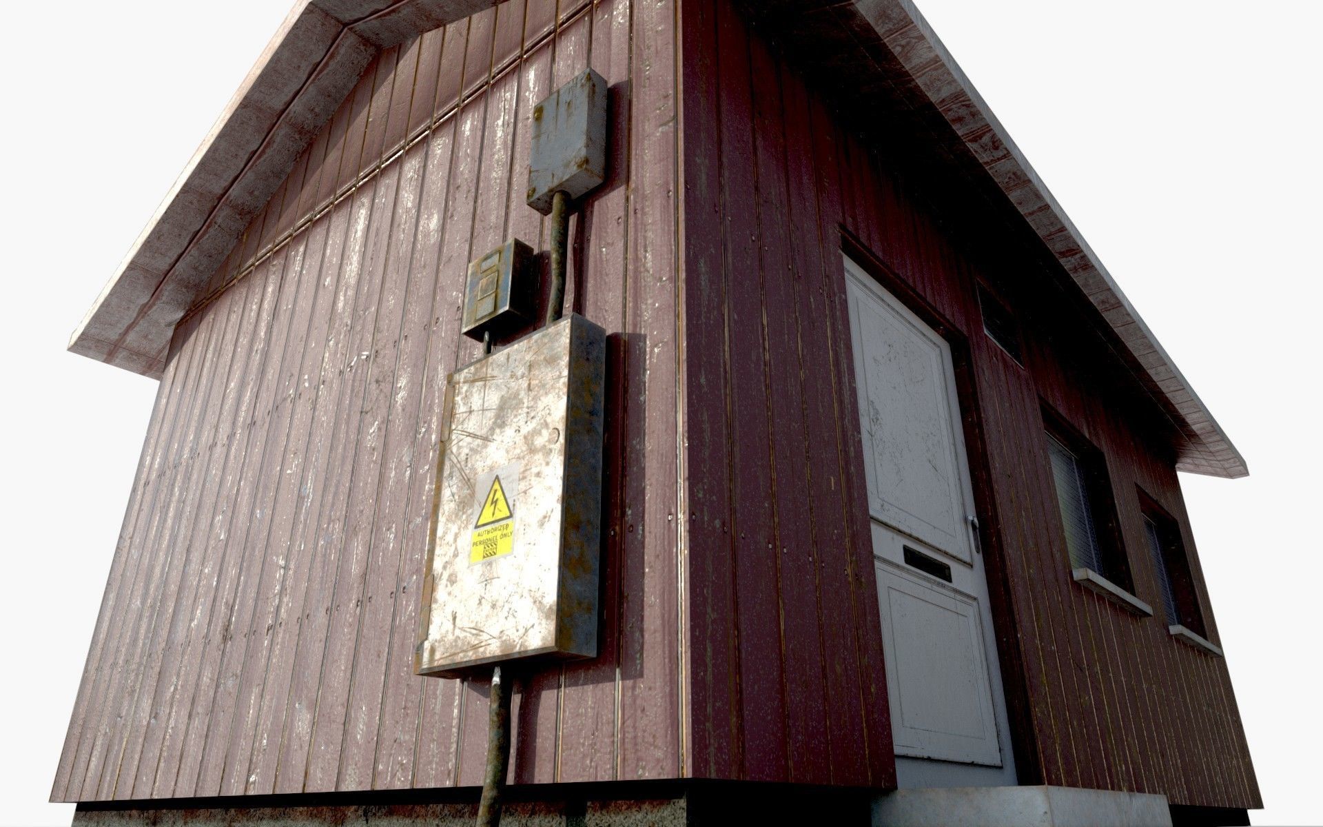 Wooden House - Game-Ready - AR VR - PBR Low-poly 3D model_8