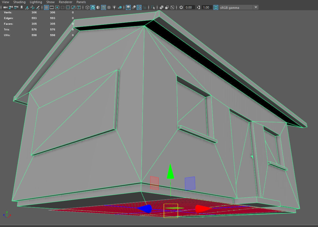 Wooden House - Game-Ready - AR VR - PBR Low-poly 3D model_14