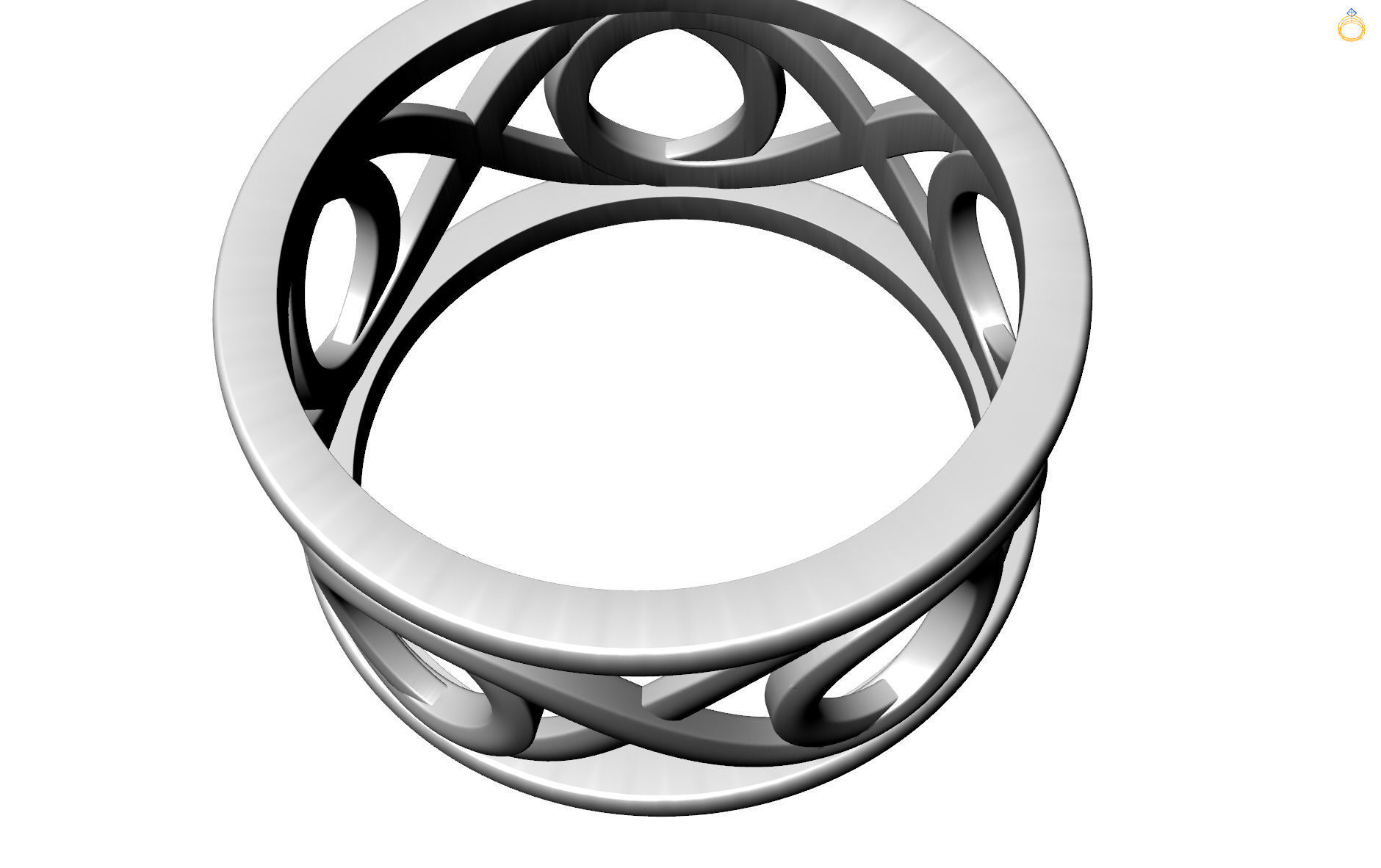 ring 0057 3D print model_9