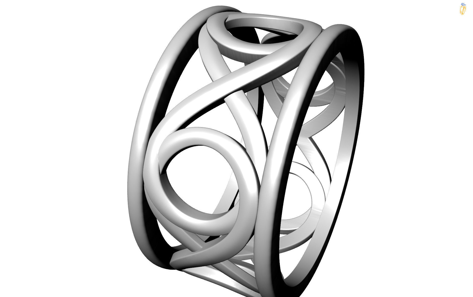 ring 0057 3D print model_6