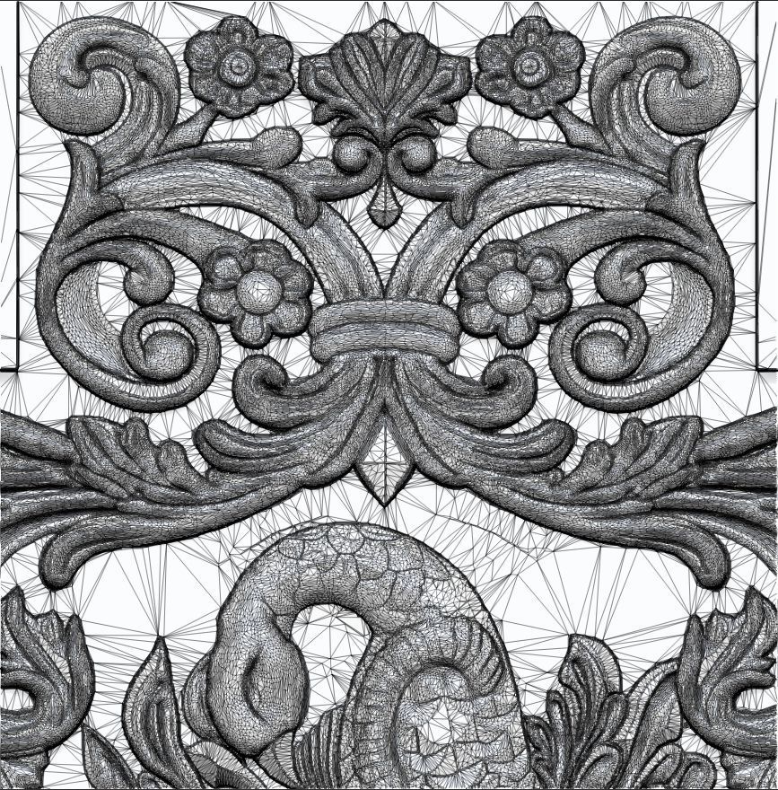 Religious Relief for CNC 3D Router 3D model_9