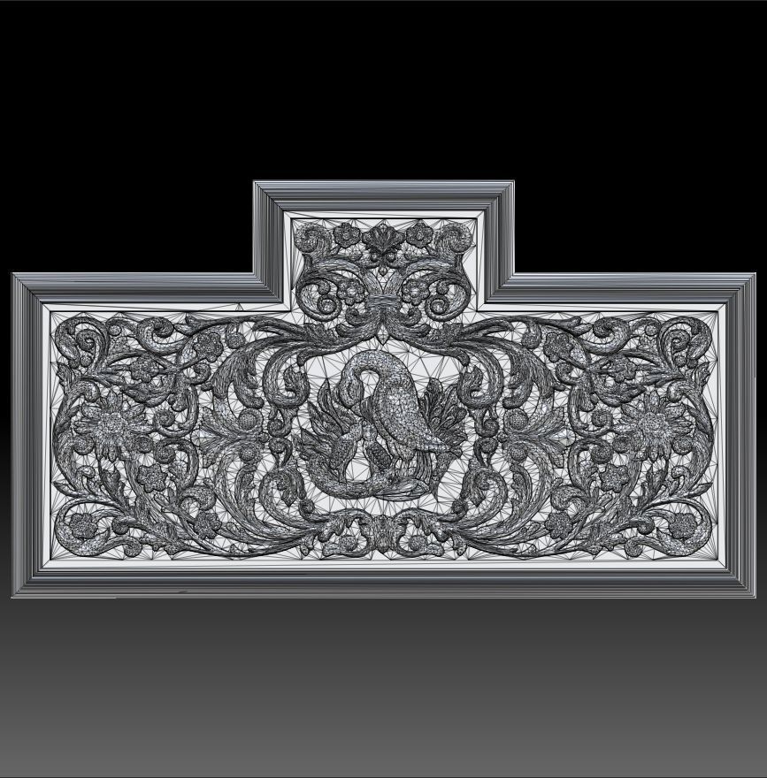 Religious Relief for CNC 3D Router 3D model_6