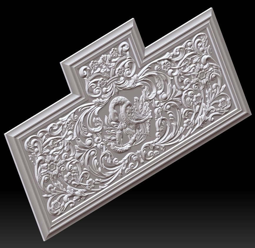 Religious Relief for CNC 3D Router 3D model_4
